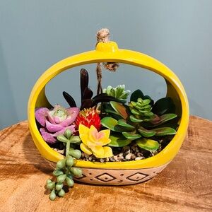 FAUX SUCCULENTS ARRAIGNMENT